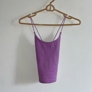 lilac lavender spaghetti strap tank xs